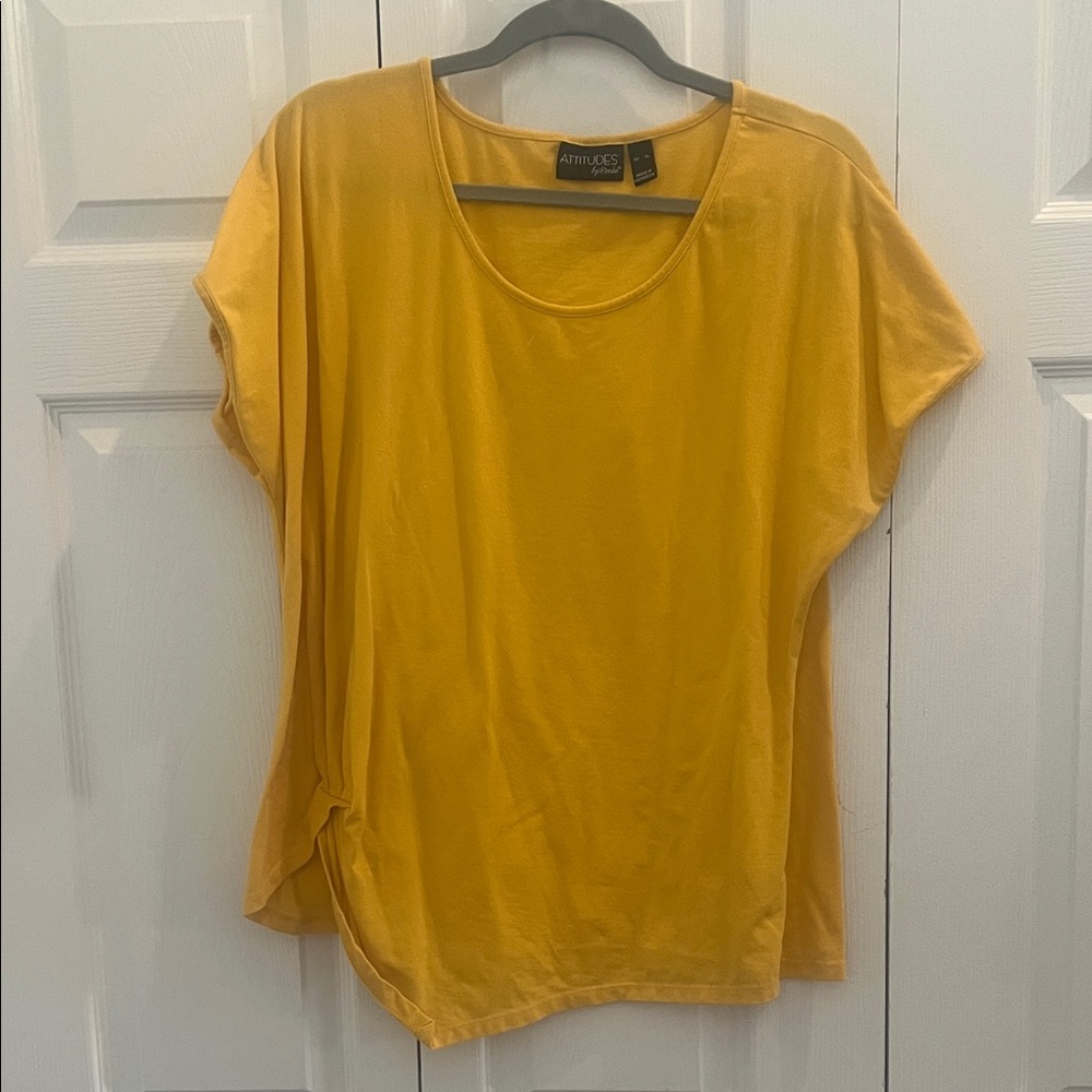 Attitudes by Renee Mustard Short Sleeve Top